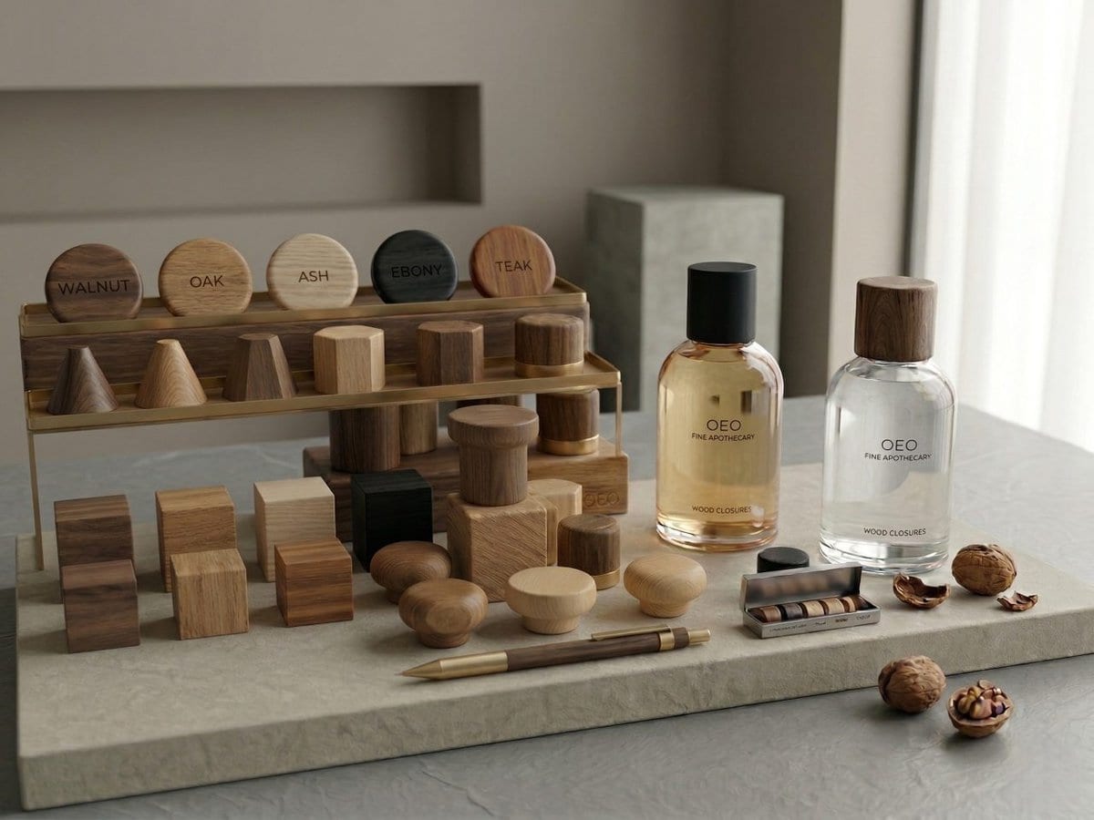 Comparison of different natural wood species available when switching from plastic to wooden lids